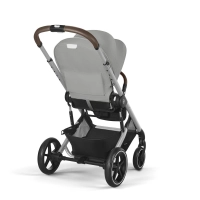 Poussette Tout-Terrain Balios S Lux 2024 - Châssis Silver et Siège Stone Grey - CYBEX - Stone Grey