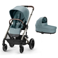 Poussette Cybex Balios S Lux 2 TPE - Stormy Blue + Nacelle Cot S Lux