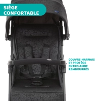 Poussette Chicco Ohlala 3 - Grey Mist