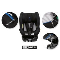 Siège Auto 0-25kg Chicco Seat3Fit Air i-Size - Black Air Zip