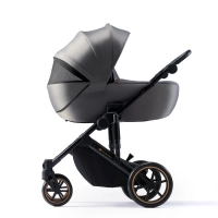 Poussette Kinderkraft Prime 2 + Nacelle - Shadow Grey
