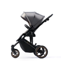 Poussette Kinderkraft Prime 2 + Nacelle - Shadow Grey