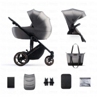 Poussette Duo PRIME 2 - Kinderkraft - gris