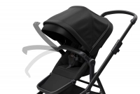 Poussette Thule Sleek - Châssis Black + Nacelle - Midnight Black