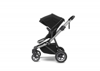 Poussette Thule Sleek - Châssis Silver + Nacelle - Midnight Black