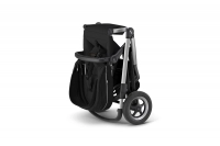 Poussette Thule Sleek - Châssis Silver + Nacelle - Midnight Black