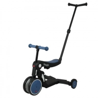 Scootizz,draisienne évolutive 5 en 1 avec barre de poussée adulte - Bleu