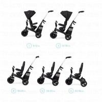 Tricycle EASYTWIST - Kinderkraft - noir