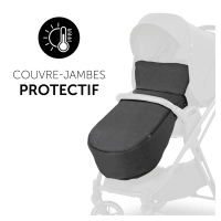 Poussette Hauck Vision X + Nacelle - Melange Black