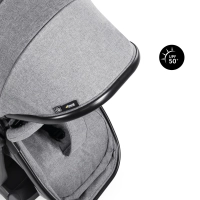 Poussette Double Hauck Atlantic Twin - Melange Grey