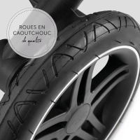 Poussette Double Hauck Atlantic Twin - Melange Grey