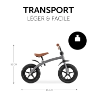 Draisienne Hauck E Z Rider 12 - Matt Grey