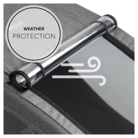 Remorque Vélo Hauck Dryk Duo - Melange Grey