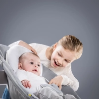 Transat Hauck Alpha 2-en-1 - Stretch Grey