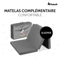 Matelas Lit Parapluie Hauck Sleeper - Mickey Mouse Grey