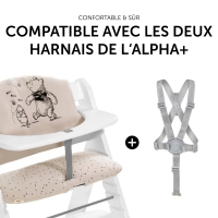 Coussin Chaise Haute Hauck Select - Winnie the Pooh Beige