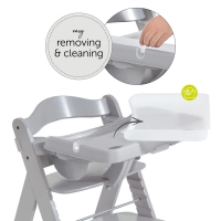 Plateau Repas Hauck Alpha - Grey