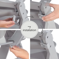 Plateau Repas Hauck Alpha - Grey