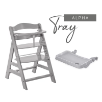 Plateau Repas Hauck Alpha - Grey