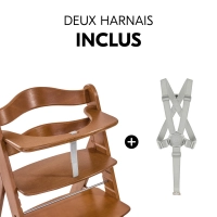 Chaise Haute Hauck Alpha+ - Walnut