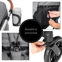 Poussette Hauck Uptown - Melange Grey