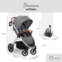 Poussette Hauck Uptown - Melange Grey