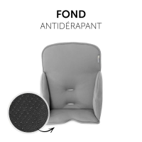 Coussin réducteur pour chaises hautes en bois  Alpha Cosy Comfort Stretch-grey - Stretch Grey