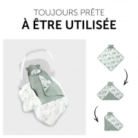 Couverture Hauck Snuggle N Dream - Leaves Mint