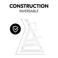 Chaise Haute Hauck Alpha+ - White