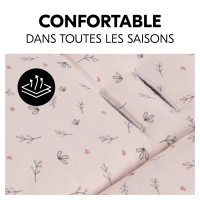 Coussin d’assise Pushchair Seat Liner  Flowers Rose - Rose