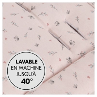 Coussin d’assise Pushchair Seat Liner  Flowers Rose - Rose