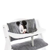 Coussin Chaise Haute Hauck Deluxe - Mickey Grey