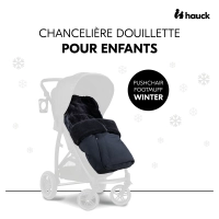 Chancelière Pushchair Footmuff  Winter Black - Black