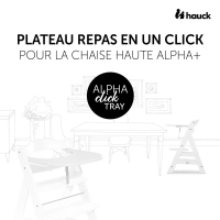 Plateau Repas Hauck Alpha Click - White