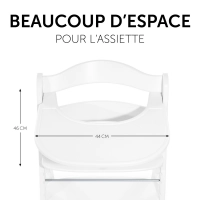 Plateau Repas Hauck Alpha Click - White
