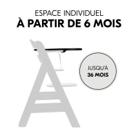 Plateau Repas Hauck Alpha Click - Black