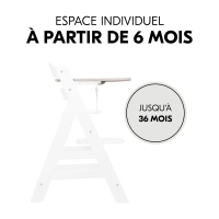 Plateau Repas Hauck Alpha Click - Speckle Beige