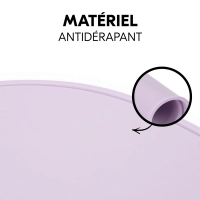 Protection Silicone Plateau Repas Hauck - Crab Lavender