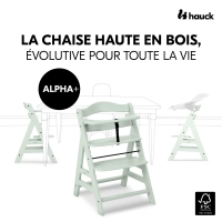 Chaise Haute Hauck Alpha+ - Mint