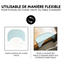 Protection Silicone Plateau Repas Hauck - Mint Fox