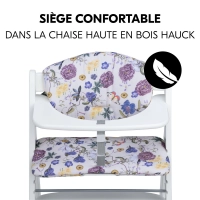 Coussin Chaise Haute Hauck Alpha+ - Beige Floral