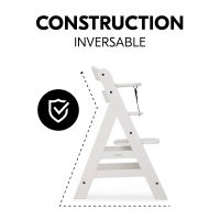 Chaise Haute Hauck Alpha+ - Creme