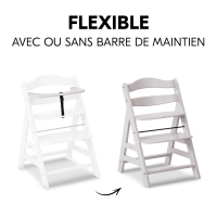 Chaise Haute Hauck Alpha+ - Creme