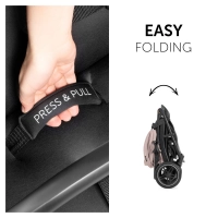 Poussette Hauck Rapid 4D - Dusty Rose