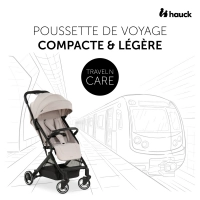Poussette Hauck Travel N Care - Beige