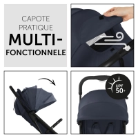 Poussette Hauck Travel N Care - Dark Navy Blue