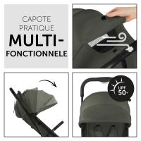 Poussette Travel N Care  Dark-olive - Dark Olive