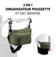 Sac-banane Pushchair Hip Bag Olive - Olive
