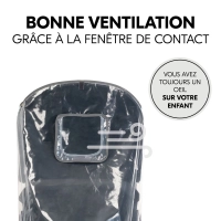 Habillage Pluie Hauck Poussette 3 Roues