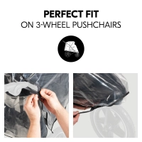 Habillage Pluie Hauck Poussette 3 Roues